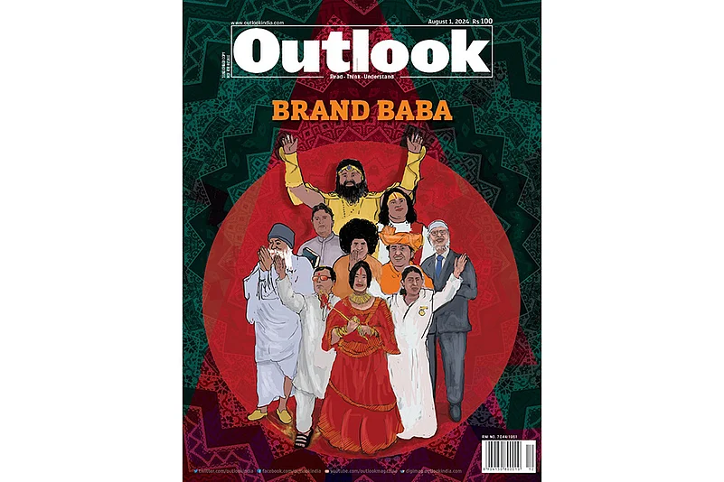 Brand Baba: Outlook Magazine cover on Baba