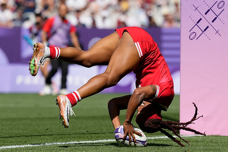 2024 Paris Summer Olympic Games_Paris Olympics Day 3 Photo_womens Rugby Sevens match