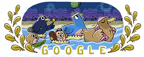 Google : Google's 2024 Paris Olympic doodle.