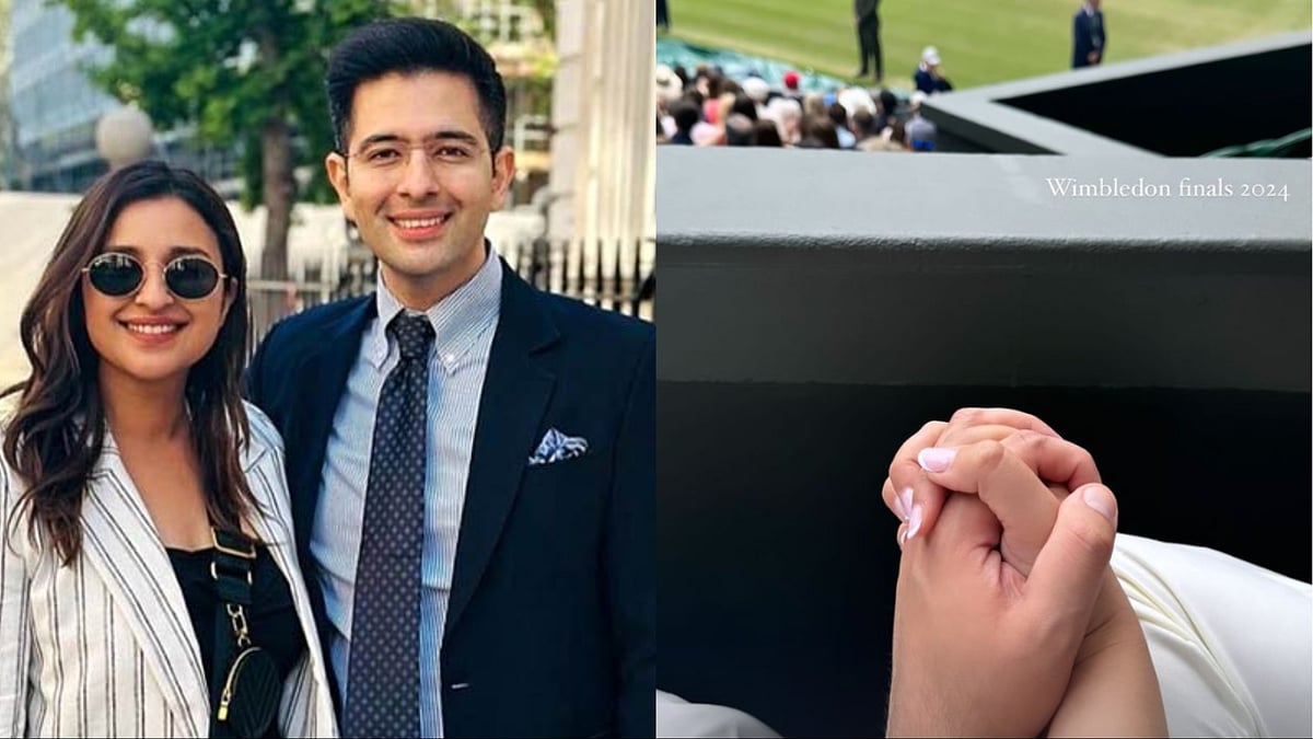 Parineeti Chopra and Raghav Chadha at Wimbledon 2024 - Instagram
