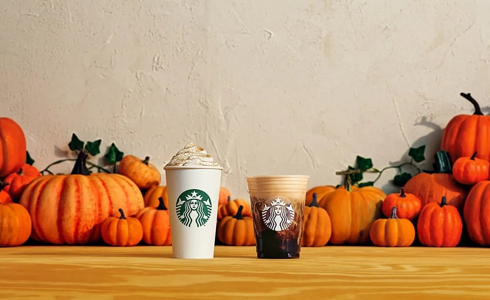 starbucks pumpkin spice latte