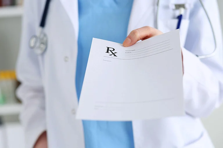 Prescription for pills - File photo