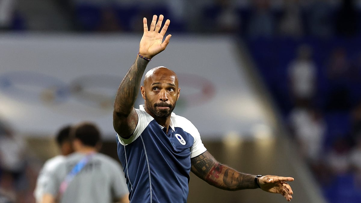 Thierry Henry after the semi-final against Egypt
