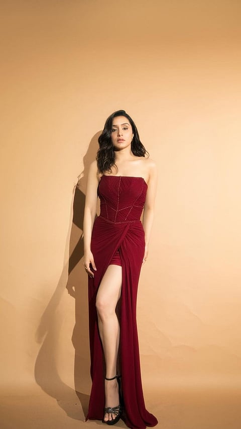 Shraddha Kapoor in red dress