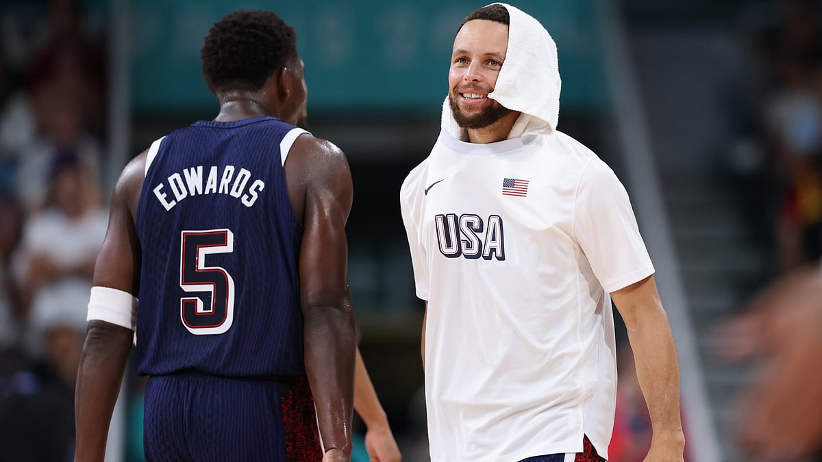Stephen Curry of the USA