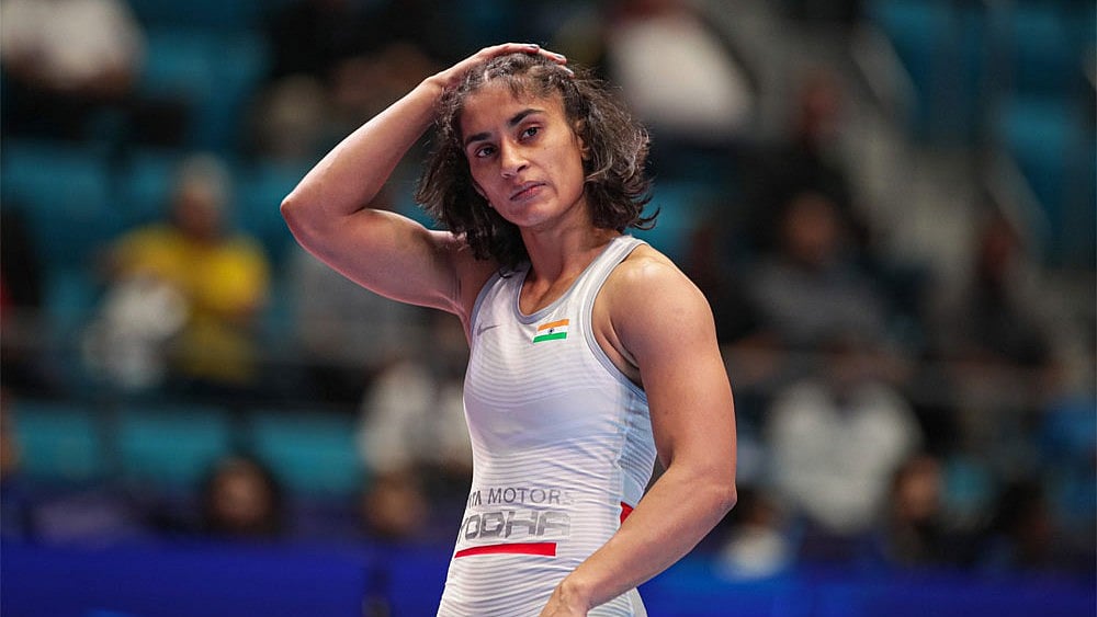 File : File image of Indian wrestler Vinesh Phogat
