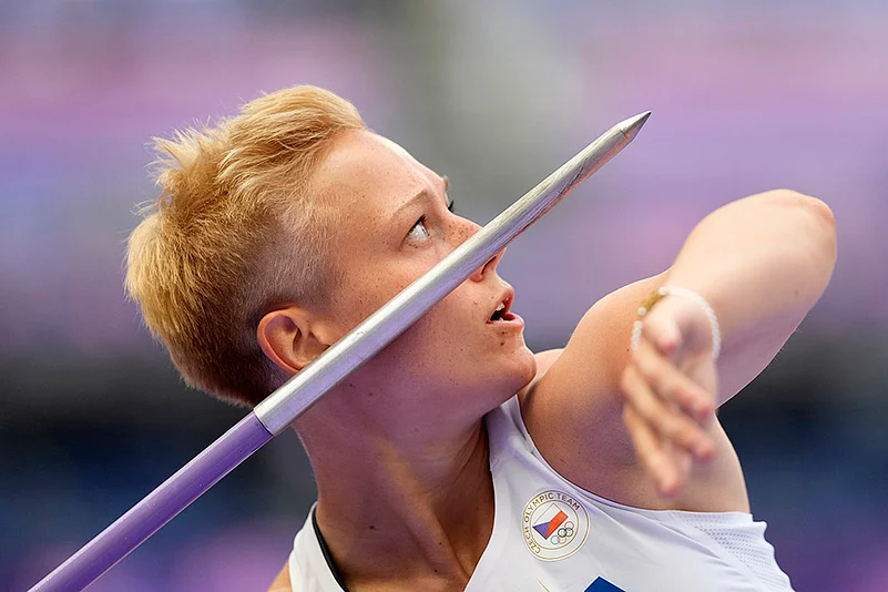 2024 Paris Olympics Day 12 Photo gallery_ womens javelin throw qualification