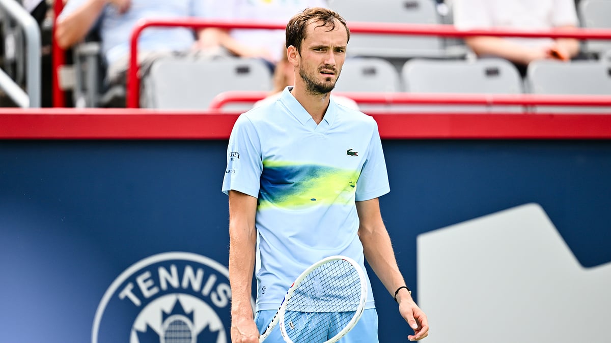 Daniil Medvedev was dumped out of the Canadian Open in the second round.