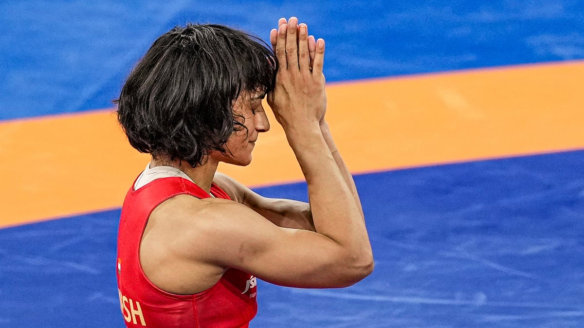 Vinesh Phogat Paris Olympics Wrestling Womens 50kg PTI Photo