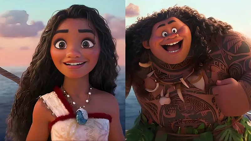 A still from the new promo of Moana 2