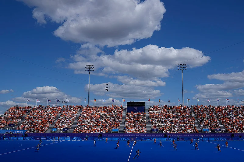 2024 Paris Olympics Day 12 Photo gallery_Argentina and Netherlands womens hockey semifinal