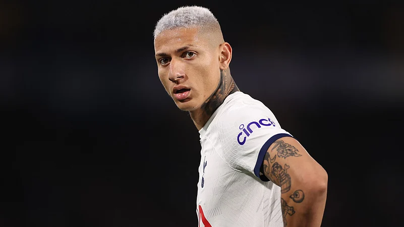 Tottenham striker Richarlison in action