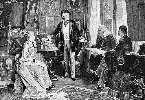 Wilhelm Richard Wagner, German composer, theatre director, polemicist, and conductor.