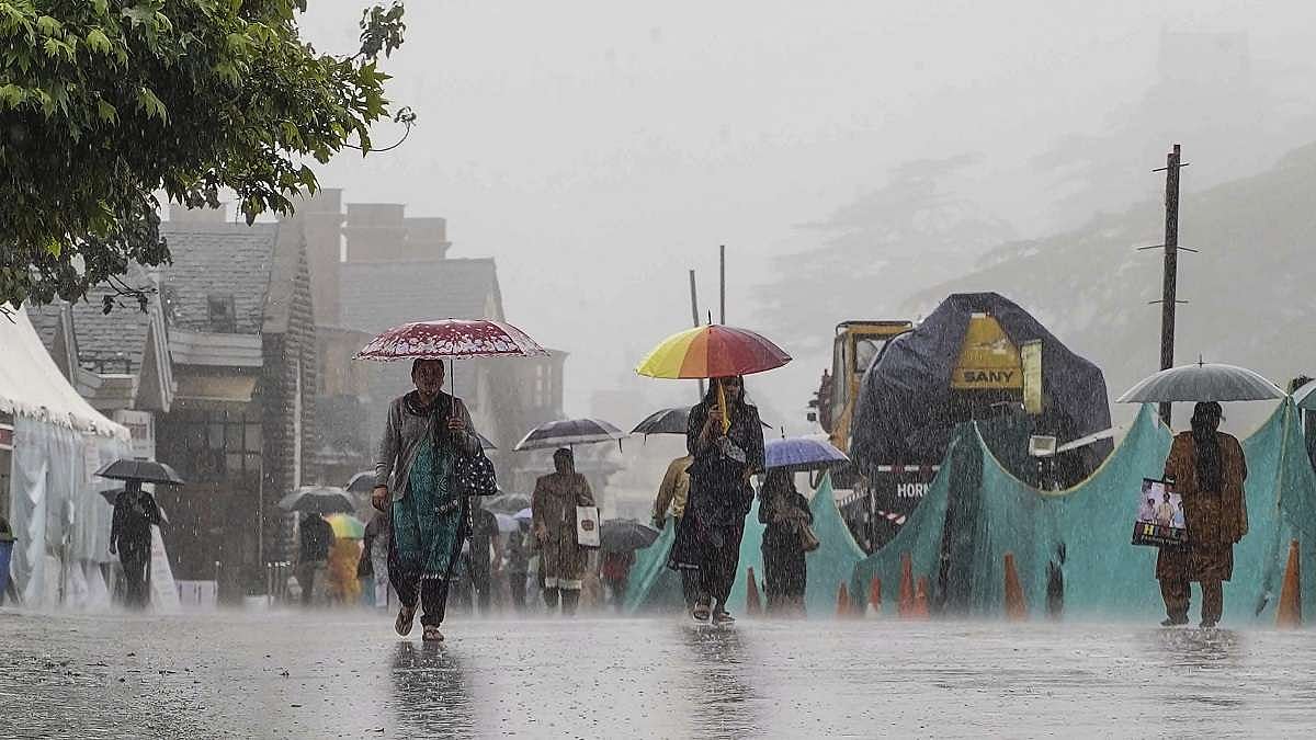 IMDs latest rainfall prediction.(File photo) |