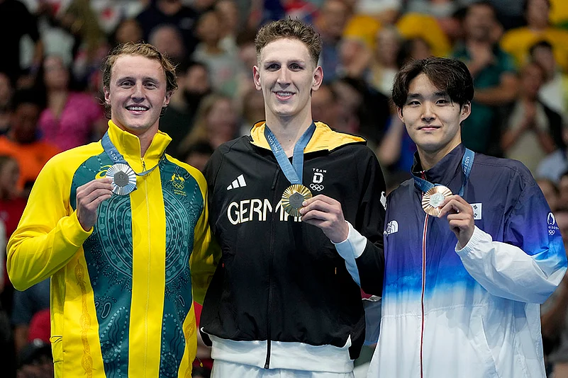 2024 Paris Olympics swimming medalists_mens 400-meter freestyle