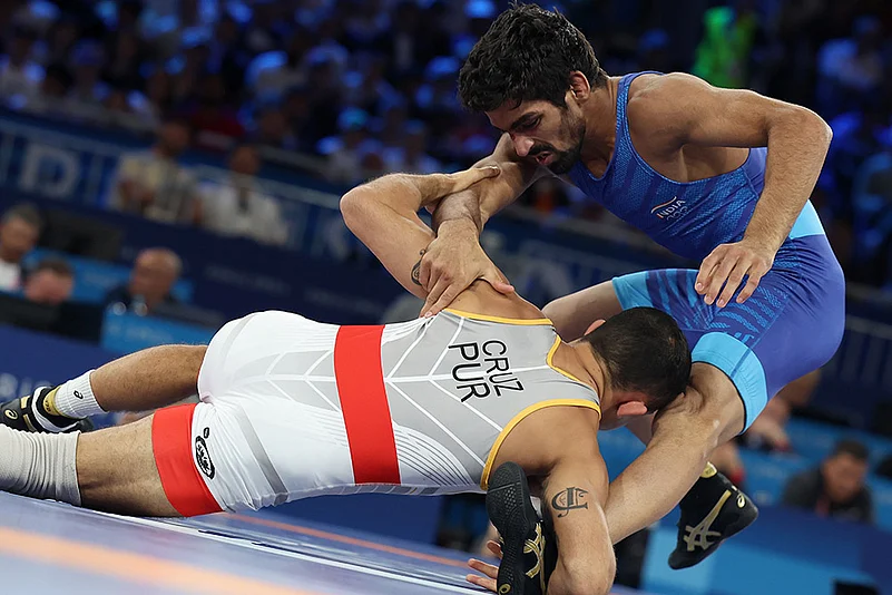 2024 Paris Olympics Wrestling Aman Sehrawat_5