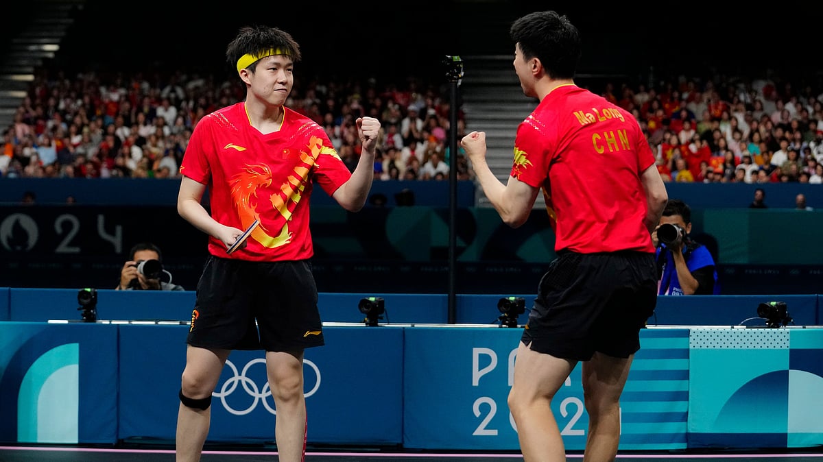 AP : Ma Long creates history at Paris Olympics 2024