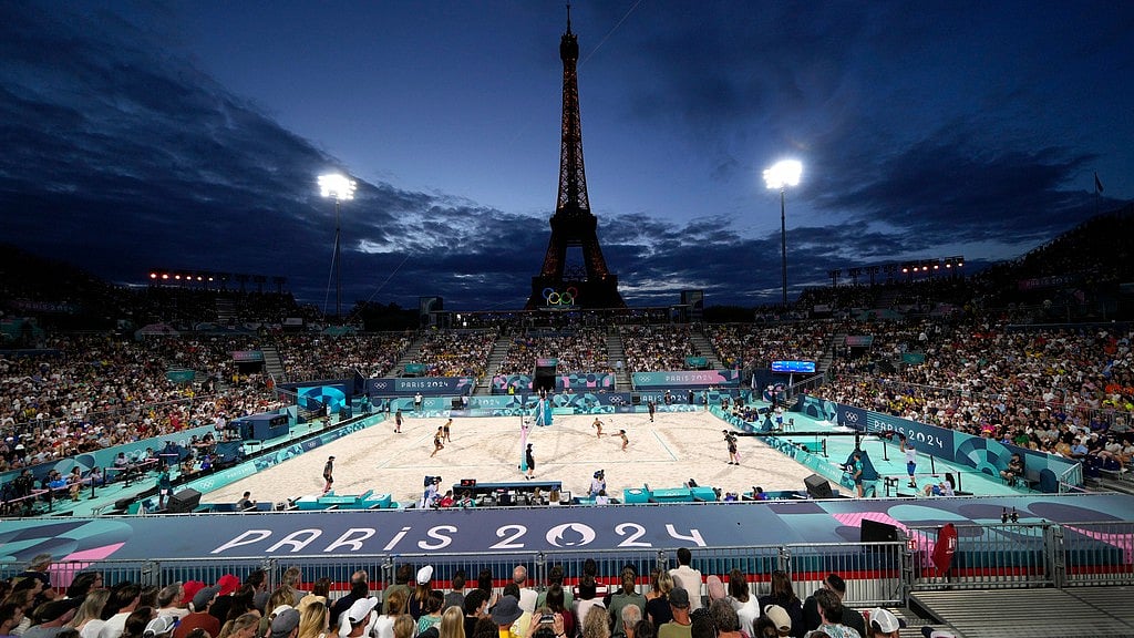 2024 Paris Olympics, Closing Ceremony, AP Photo