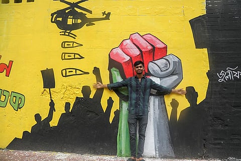 Security in Dhaka following Bangladeshi prime minister's resignation