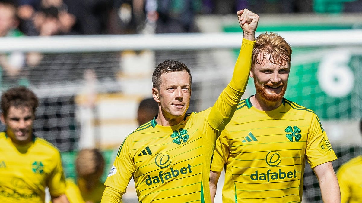 Celtic captain Callum McGregor.