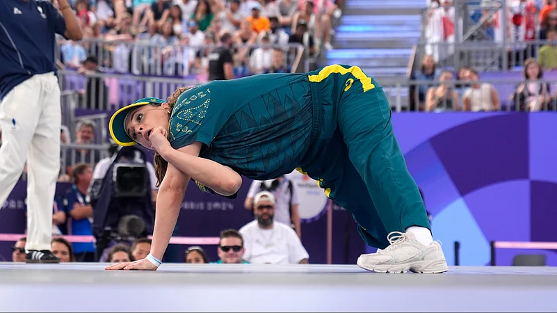 Australias Rachael Gunn, known as B-Girl Raygun. AP Photo