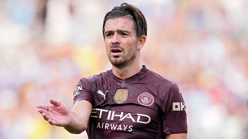 Jack Grealish in action during Manchester Citys pre-season tour of the United States