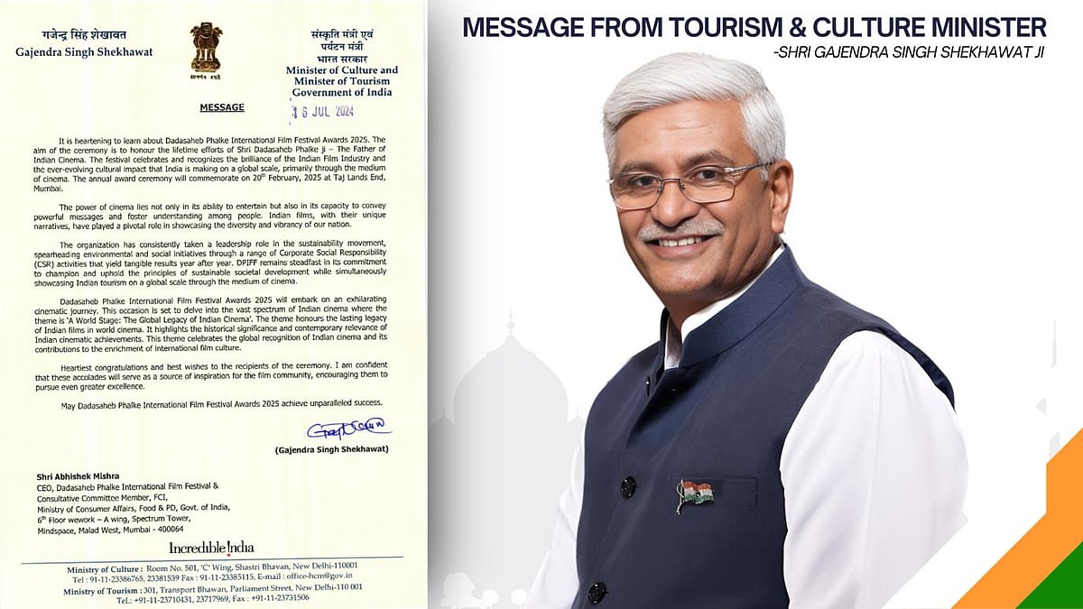 Tourism & Culture Minister Gajendra Singh Shekhawat Extends Best Wishes For ‘Dadasaheb Phalke International Film Festival Awards 2025'