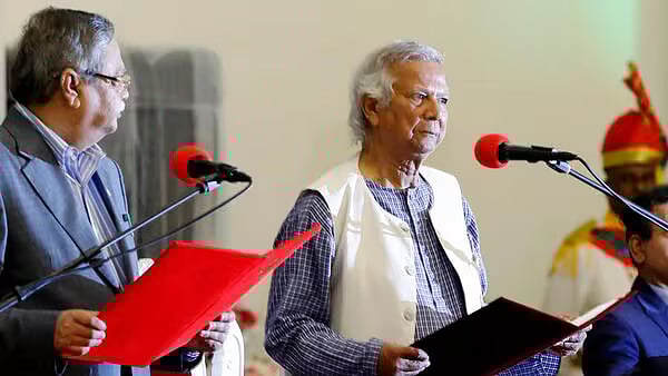 Head of Bangladeshs interim government Muhammad Yunus