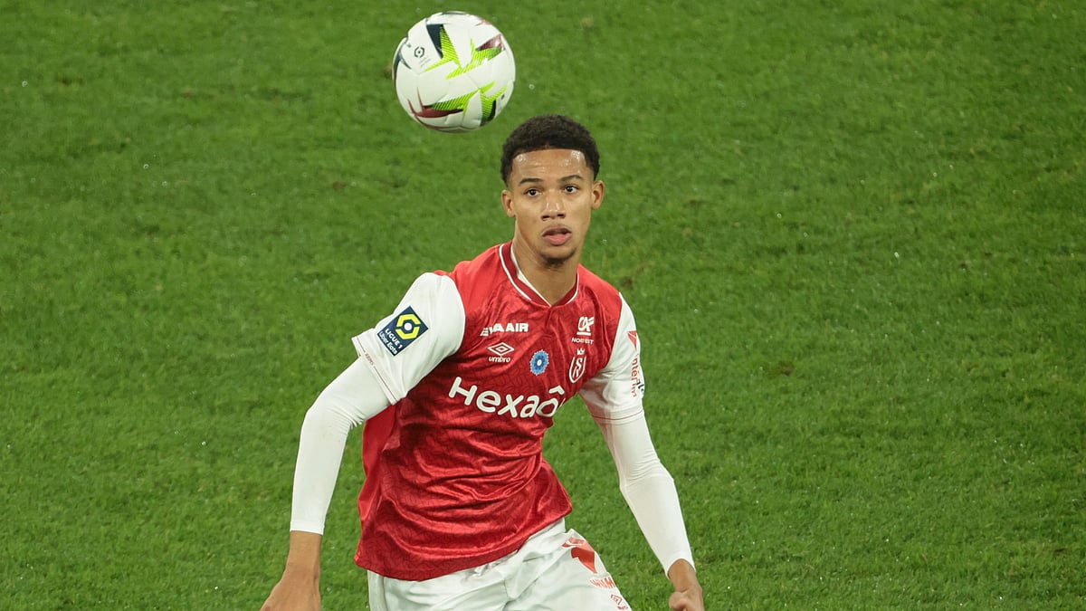 Amir Richardson in action for Reims.