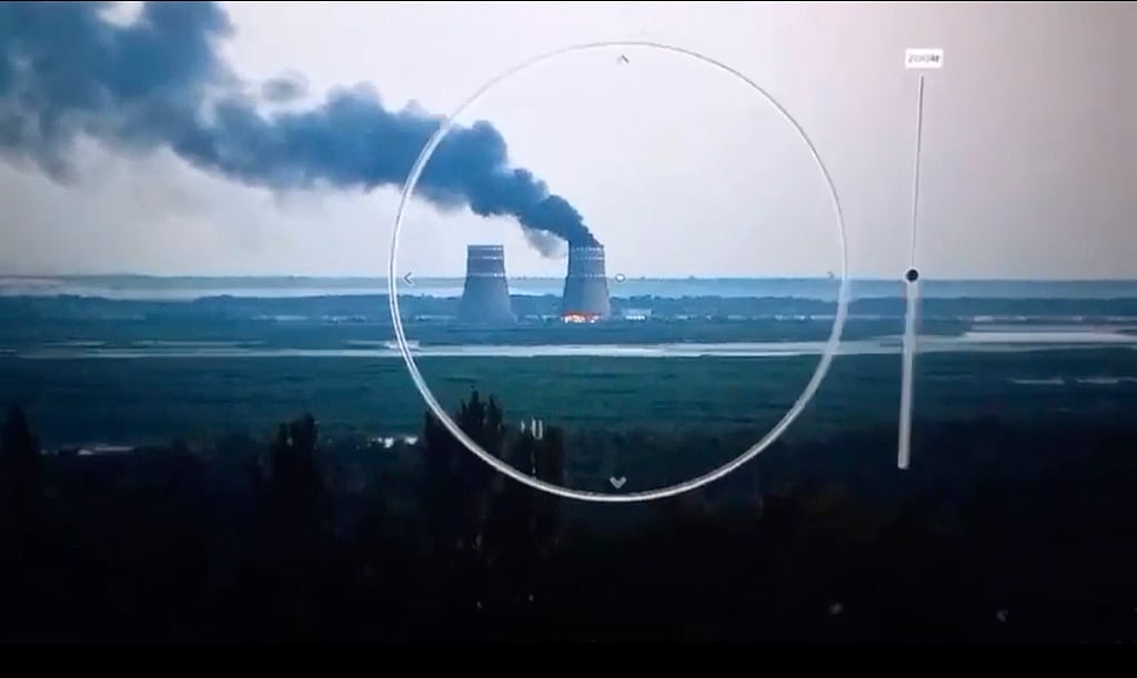 Zaporizhzhia Nuclear Plant fire 