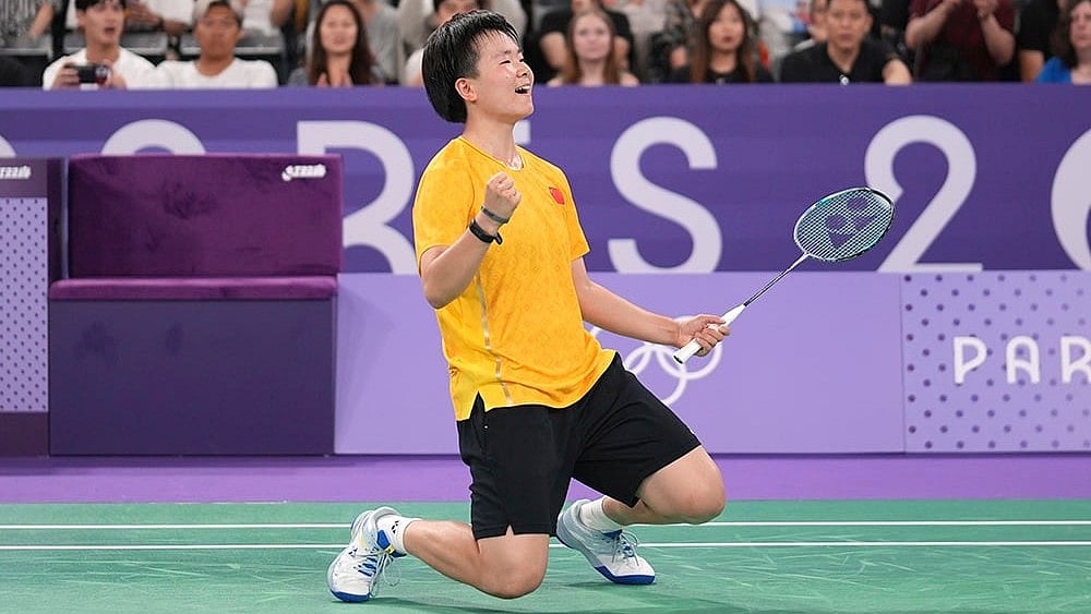 2024 Paris Summer Olympics Womens Singles badminton PV Sindhu Vs He Bing Jiao_2