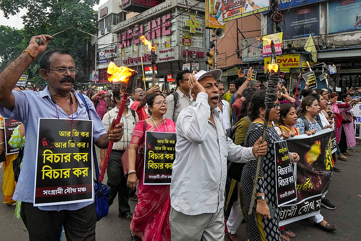 Sangrami Joutha Mancha Protest