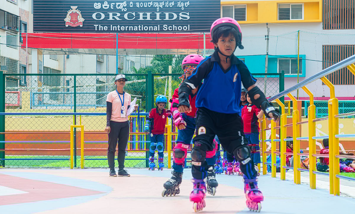 Orchids Skating Practice Roller Skating federation of india