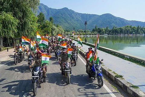Tiranga rally in Srinagar