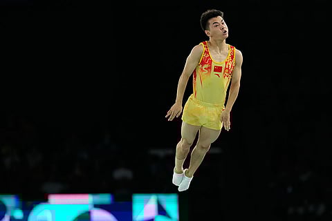 Paris Olympics Games Gymnastics Trampoline