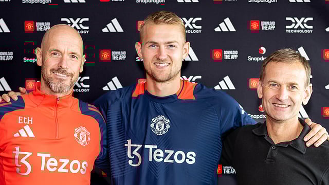 Erik Ten Hag Reunited With Matthijs De Ligt At Manchester United After Bayern Munich Transfer Confirmed