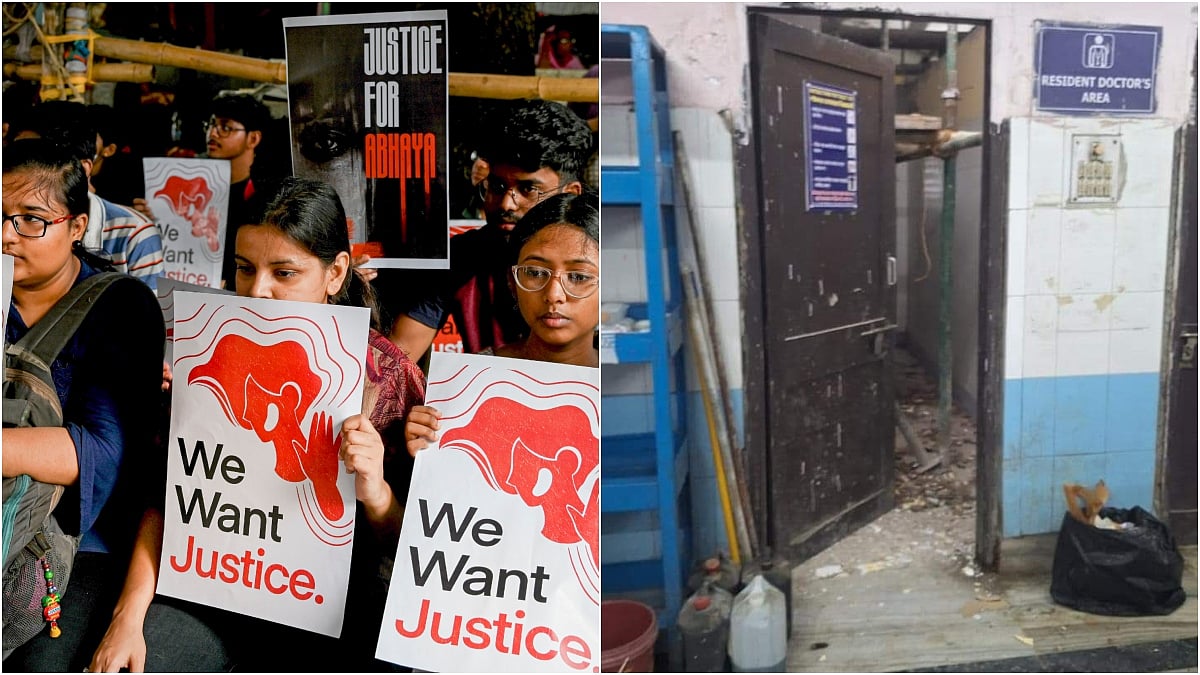 Doctors strike in Kolkata; renovation inside the hospital | 