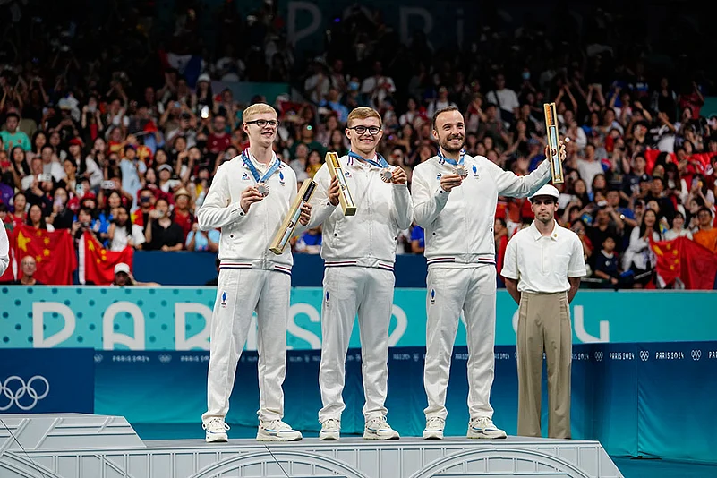 Olympics Table Tennis France team