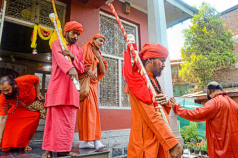 Chhari Mubarak at Amareshwar Temple
