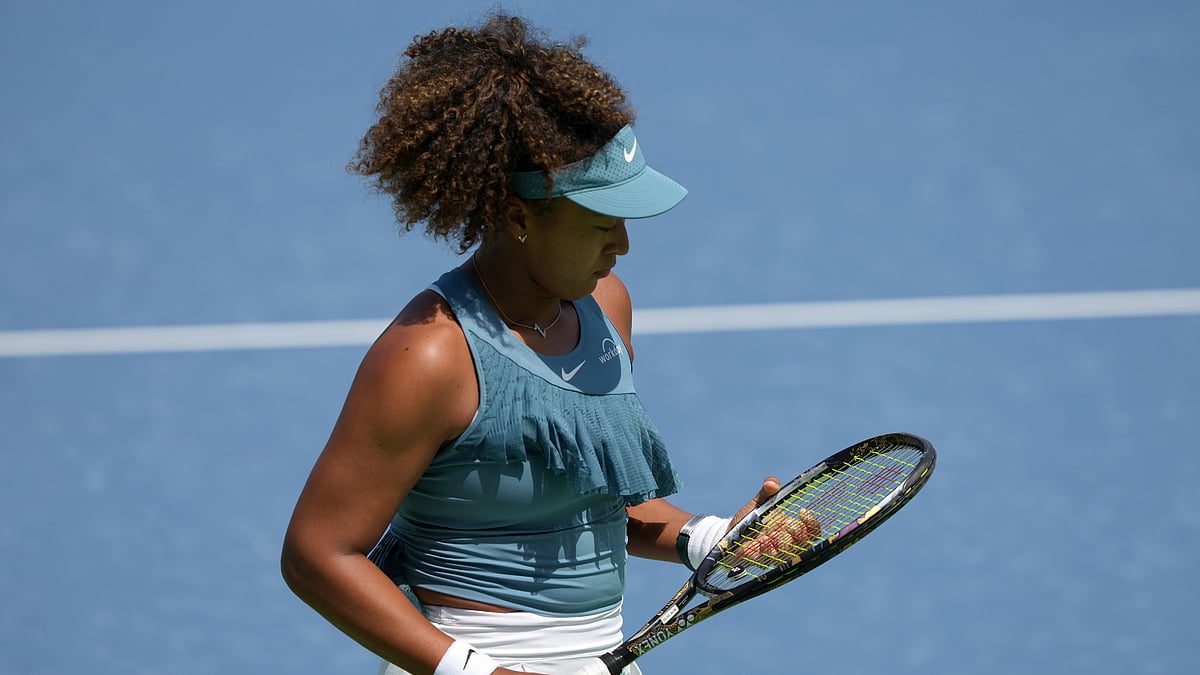 Naomi Osaka in Cincinnati Open action