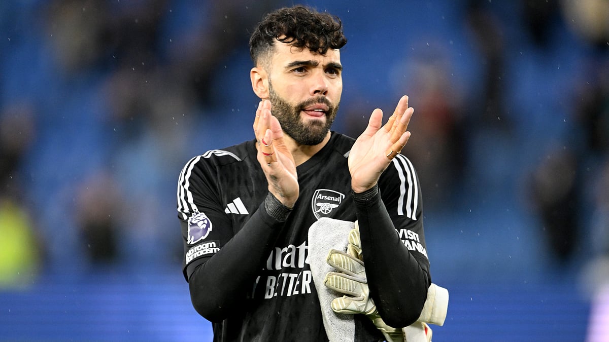 Arsenal goalkeeper David Raya.