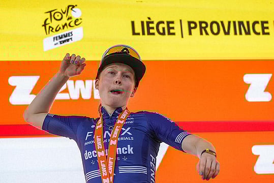 Tour De France Femme Stage 4: Puck Pieterse Wins Tough Stage - In Pics