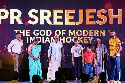 PR Sreejesh Felicitation ceremony