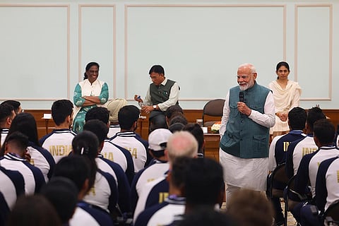 Indian Olympics Contingent meets PM Narendra Modi