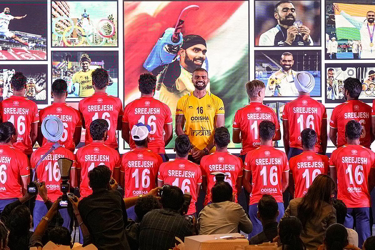 PR Sreejesh Felicitation ceremony