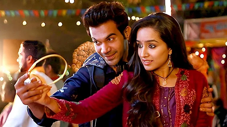 Shraddha Kapoor-Rajkummar Rao in 'Stree 2' - X