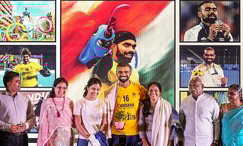 PR Sreejesh Felicitation ceremony