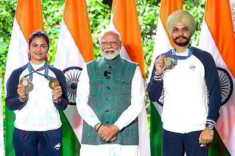Indian Olympics Contingent meets PM Narendra Modi