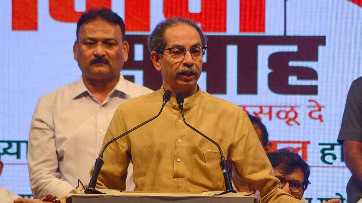 Former Maharashtra CM and Shiv Sena (UBT) chief Uddhav Thackeray | 
