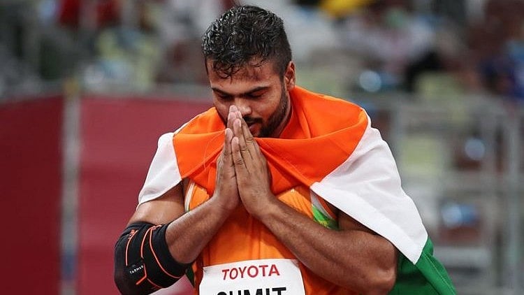 X | Paralympic India  : Indian javelin thrower paraathlete Sumit Antil. 